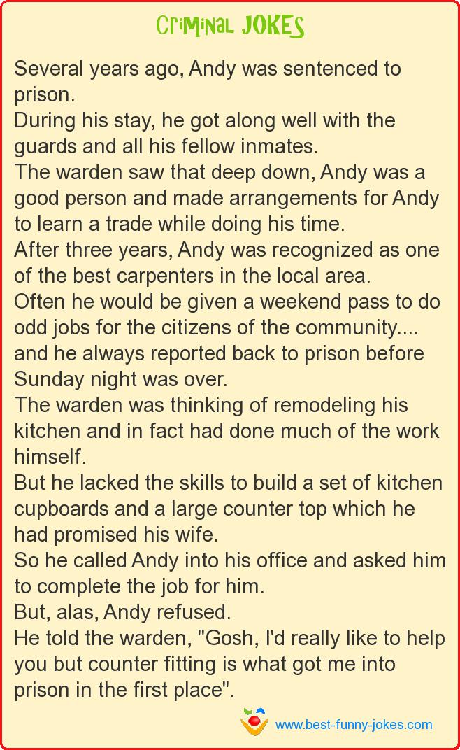 Several years ago, Andy was se