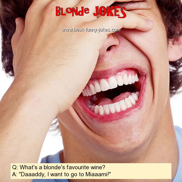 Q: What's a blonde's favourite