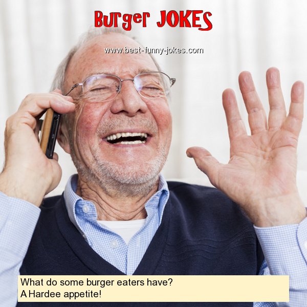 What do some burger eaters hav