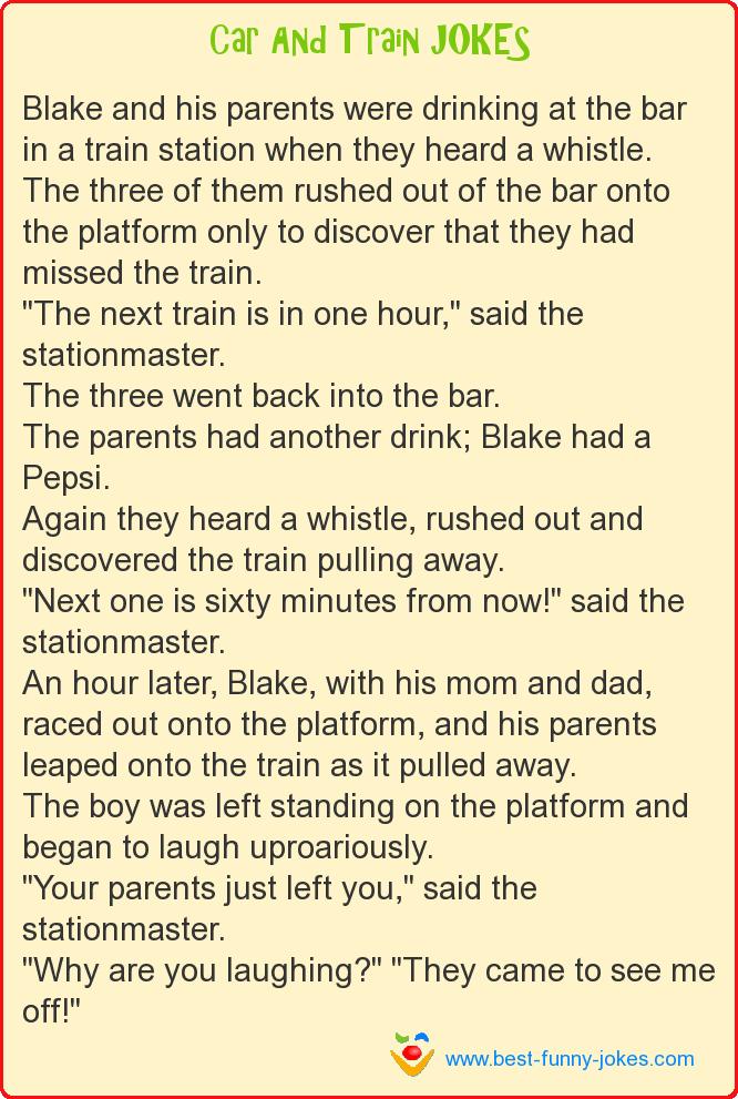 Blake and his parents were d
