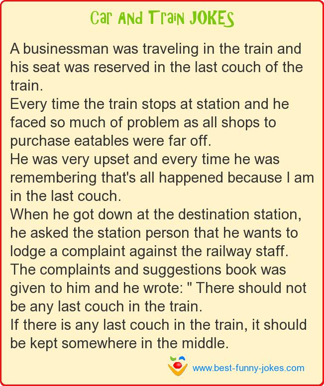 A businessman was traveling in