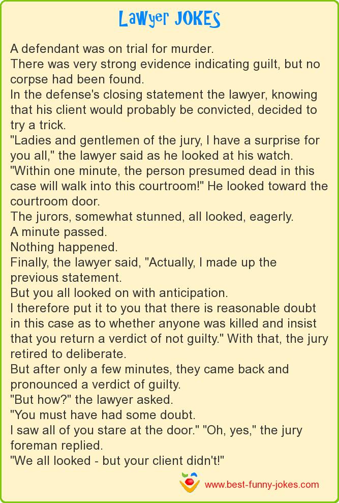 A defendant was on trial for