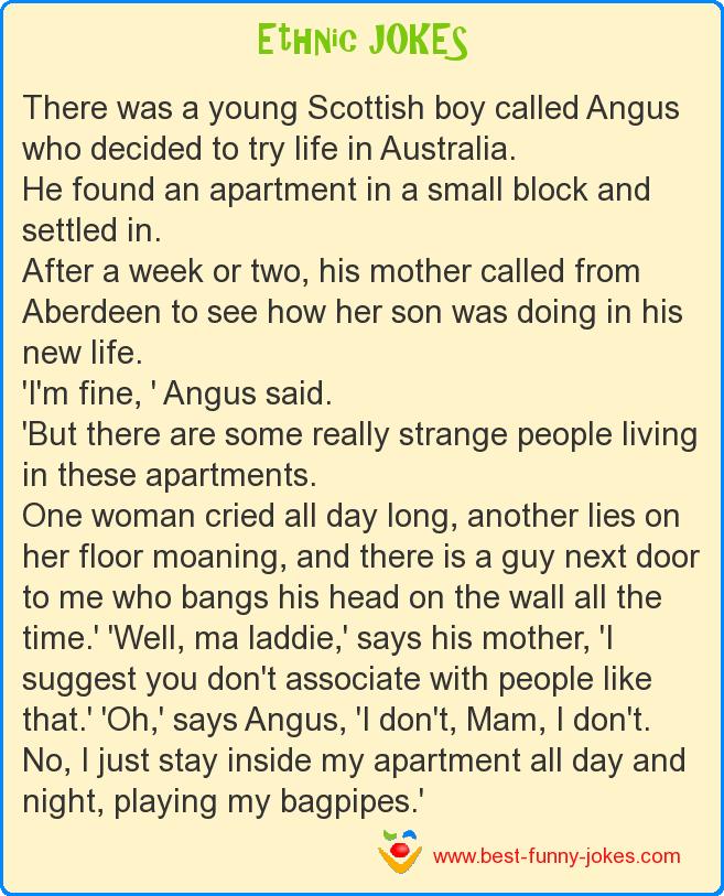 There was a young Scottish boy