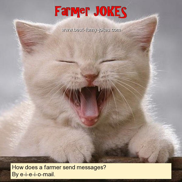 How does a farmer send message