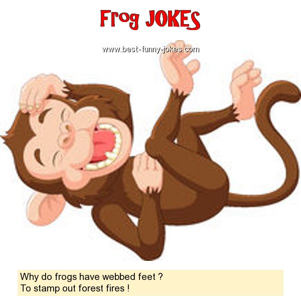 Why do frogs have webbed feet