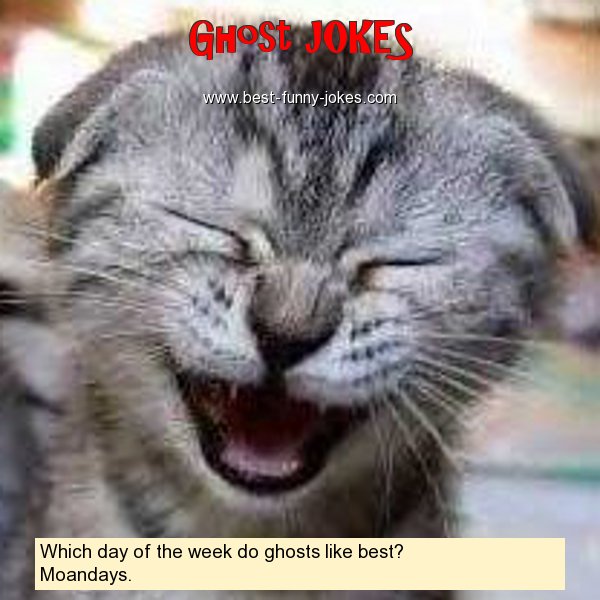 Which day of the week do ghost