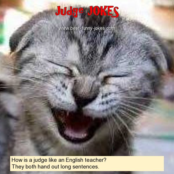 How is a judge like an English