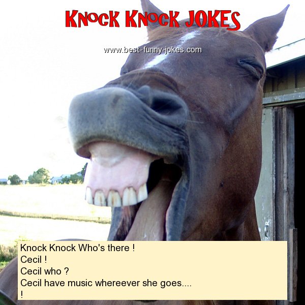 Knock Knock Who's there ! Ce