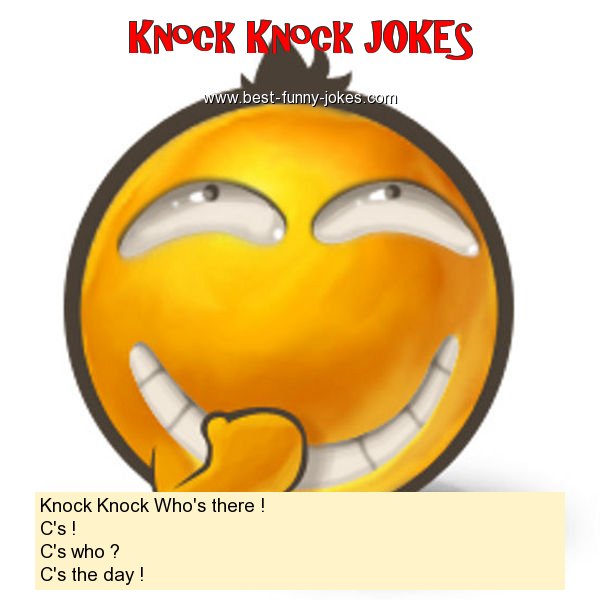 Knock Knock Who's there ! C'