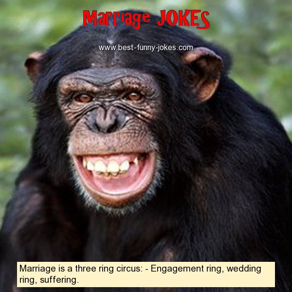 Marriage is a three ring cir