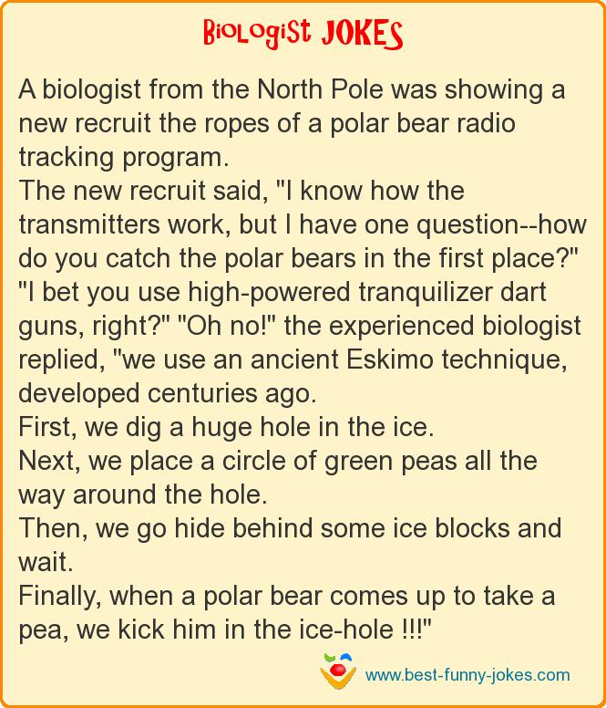 A biologist from the North Pol