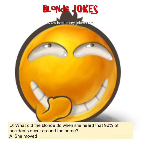 Q: What did the blonde do when