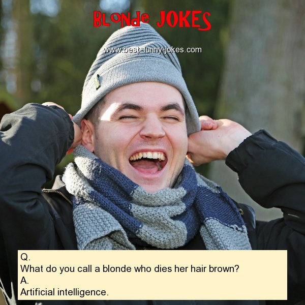 Q. What do you call a blonde