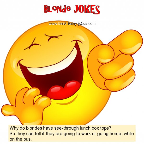 Why do blondes have see-throug