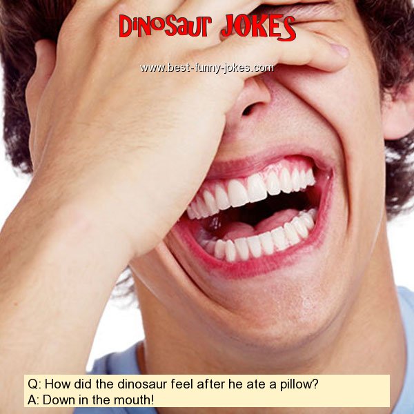 Q: How did the dinosaur feel a