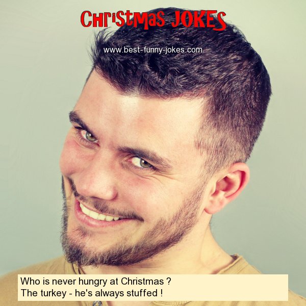 Who is never hungry at Christm