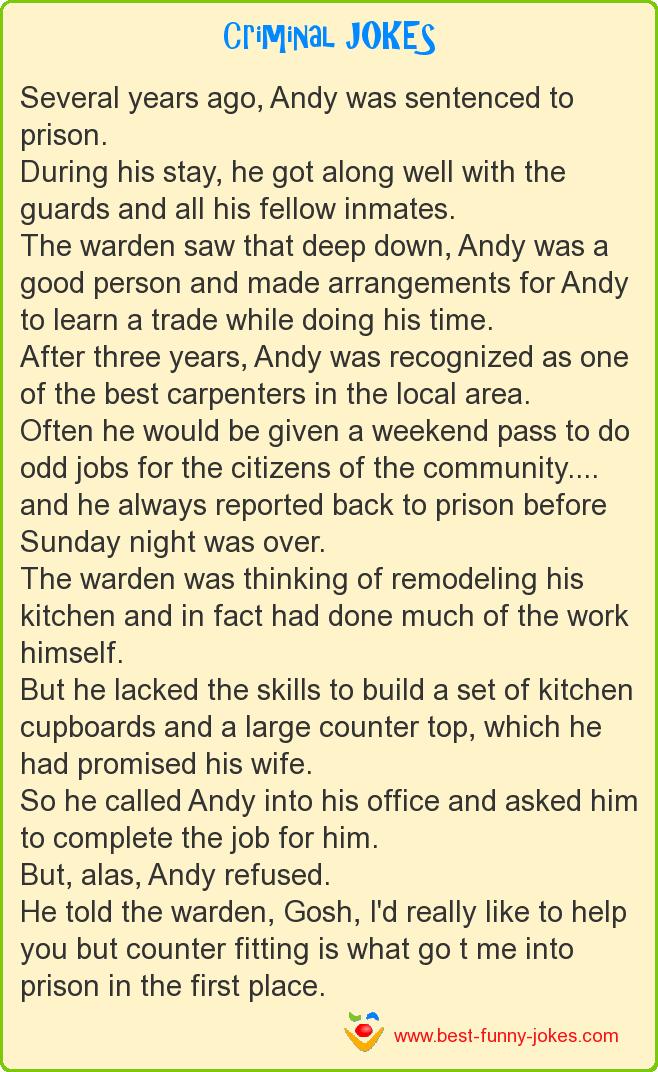 Several years ago, Andy was se