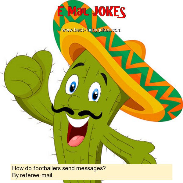 How do footballers send messag