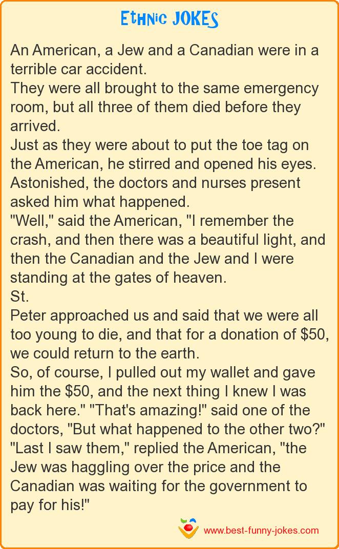An American, a Jew and a Can