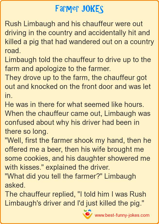 Rush Limbaugh and his chauff