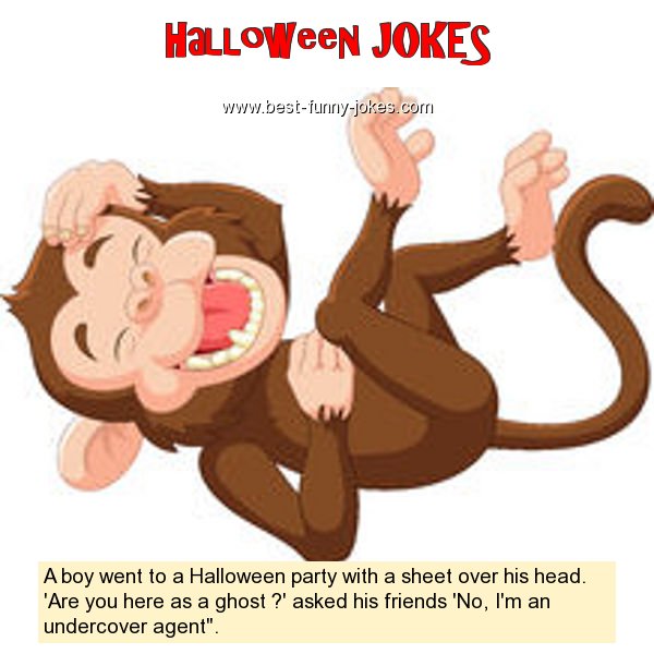A boy went to a Halloween part