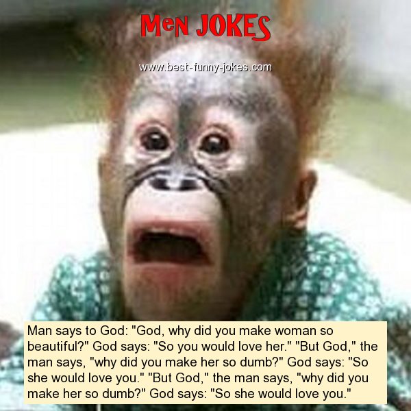 Man says to God: 