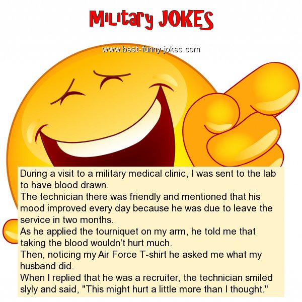 Military Jokes: During a visit to a...