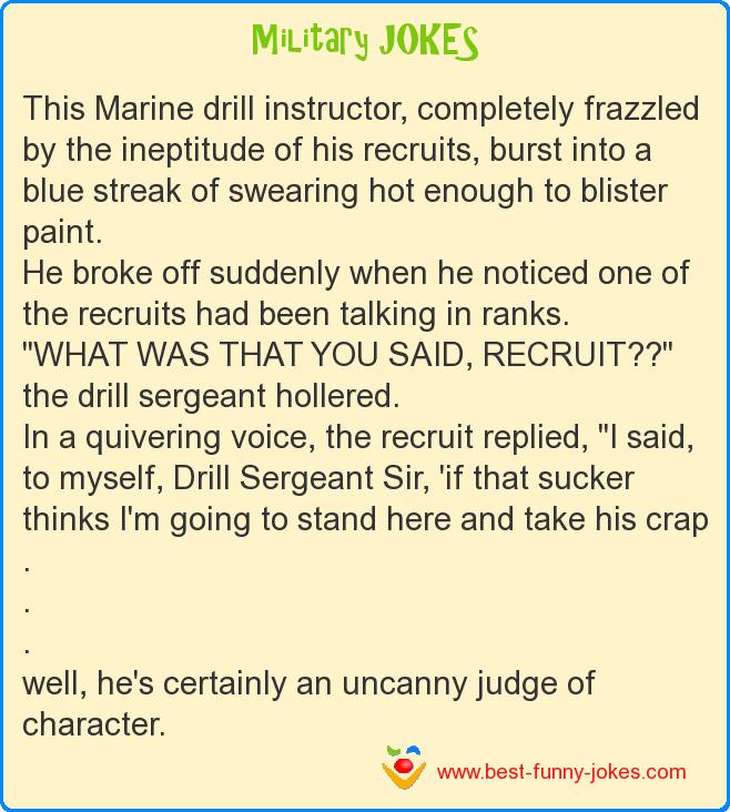 This Marine drill instructor,
