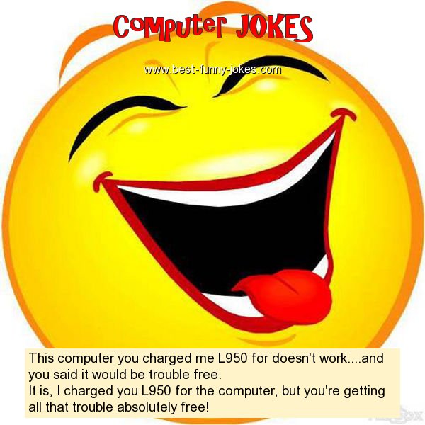 This computer you charged me