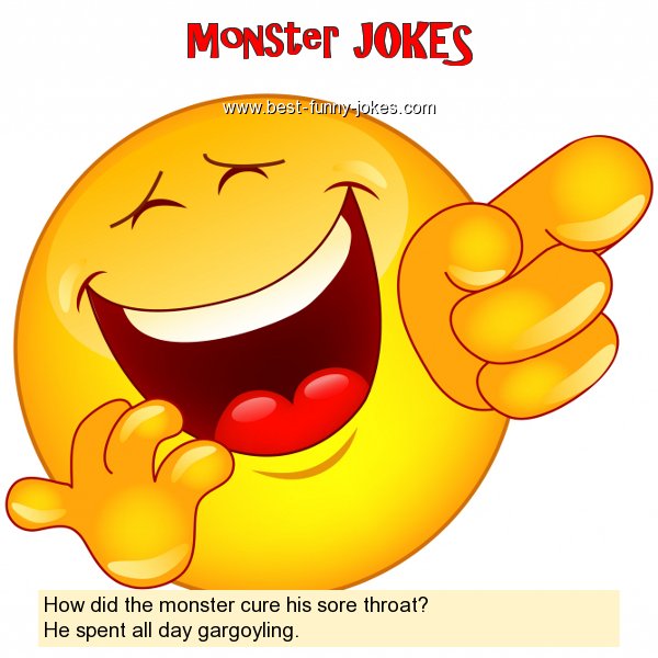How did the monster cure his s