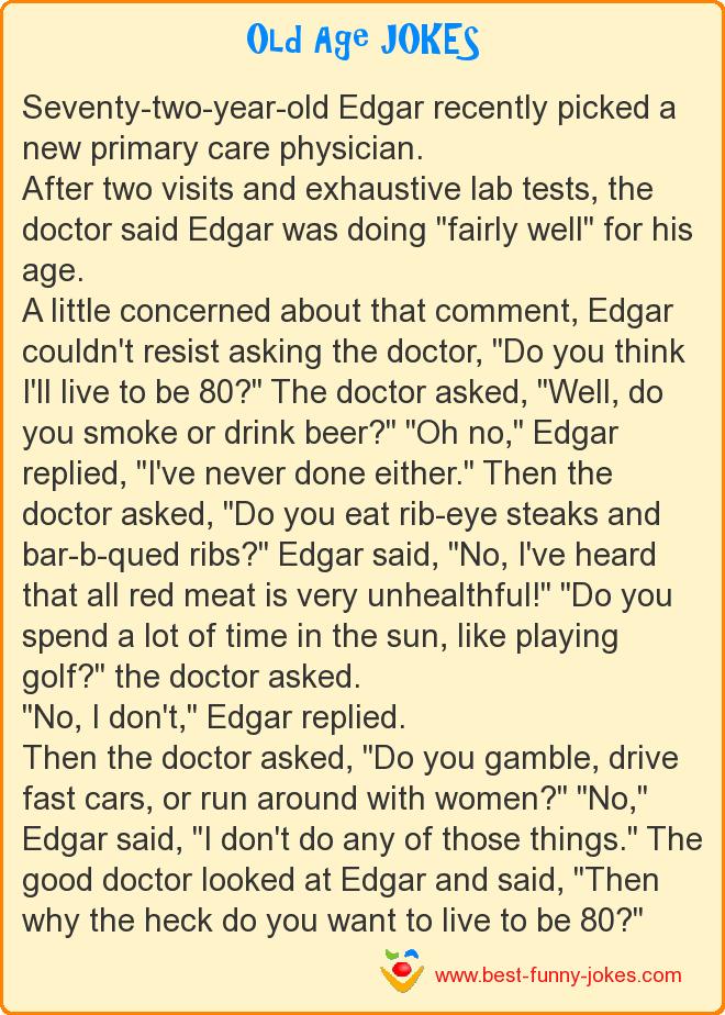 Seventy-two-year-old Edgar rec
