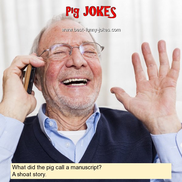 What did the pig call a manusc