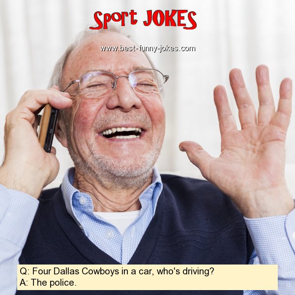 Q: Four Dallas Cowboys in a ca