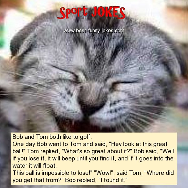 Sport Jokes Bob And Tom Both Lik