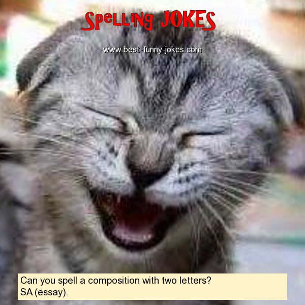 Spelling Jokes: Can you spell a comp...