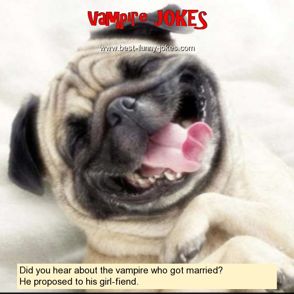 Did you hear about the vampire